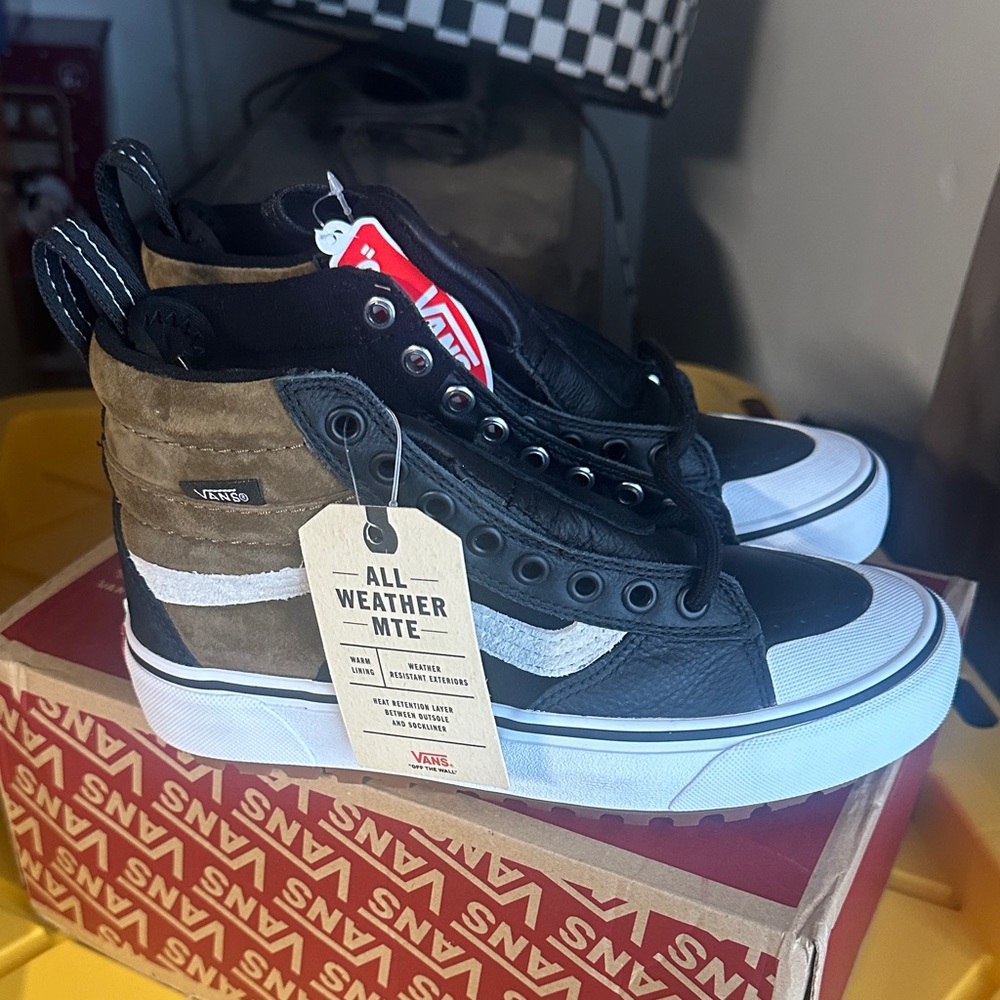 Vans All Weather MTE Black and Brown Sneakers